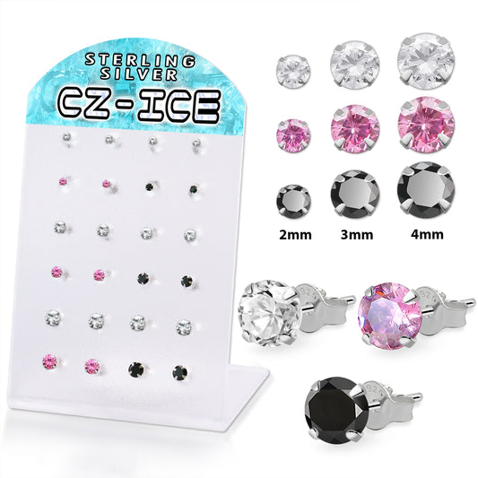 Earrings - Display Board - Assorted Gems