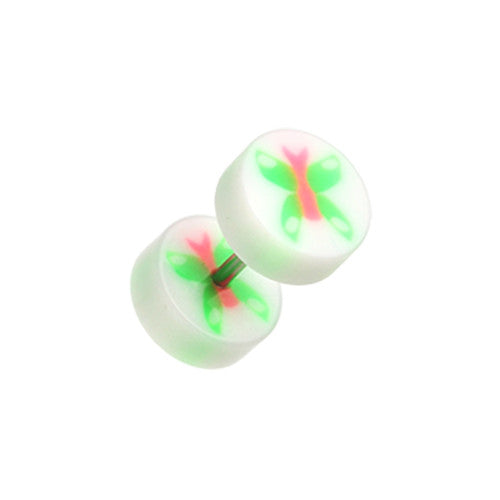 Faux Plugs - Acrylic Butterfly