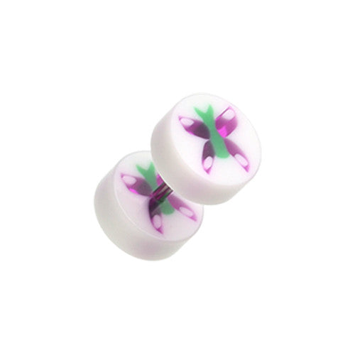 Faux Plugs - Acrylic Butterfly