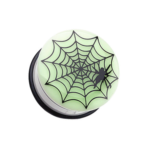 Last Chance Packs - Tunnels / Plugs - Glow In The Dark Spiderweb