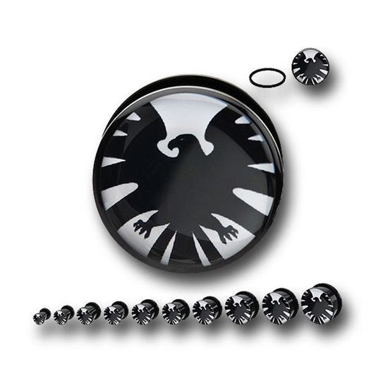 Tunnels / Plugs Pairs - Marvel Shield Single Flares