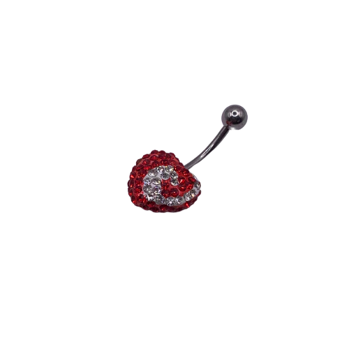Last Chance Packs - Belly Ring - Tiffany Heart