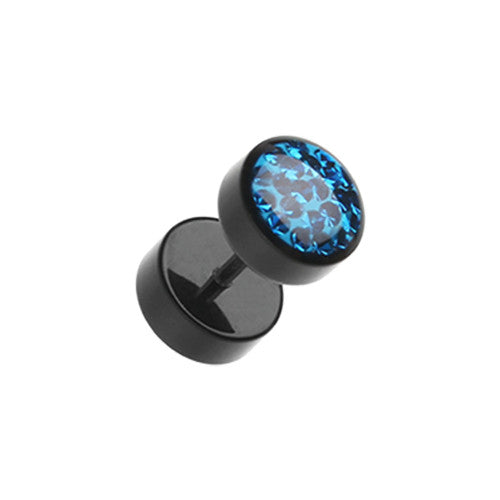 Faux Plugs - Black Tiffany