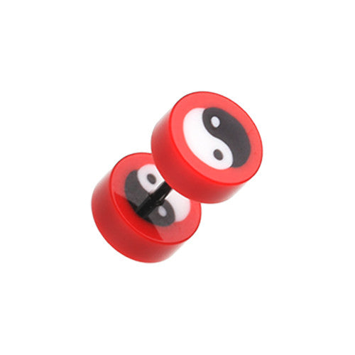 Faux Plugs - Acrylic Yin Yang