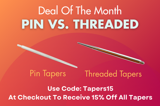 Pin Tapers Vs. Threaded Tapers - Learn The Difference 😊