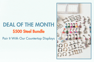 Display Case And Jewellery Bundles - Piercing King's Ideal Combination! 🔥