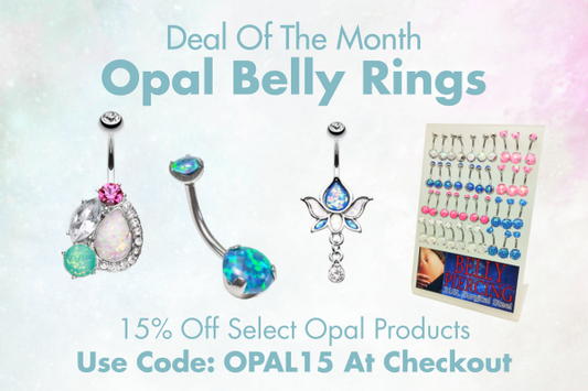 Beautiful Opal Belly Rings