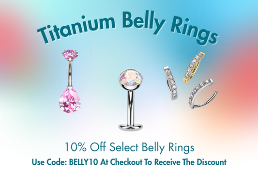 Titanium Belly Rings Available For Less