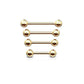 Barbells - 14 Karat Gold