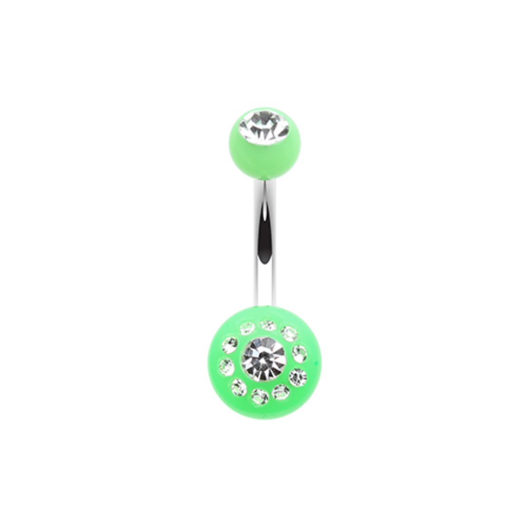 Belly Ring - Acrylic Crown