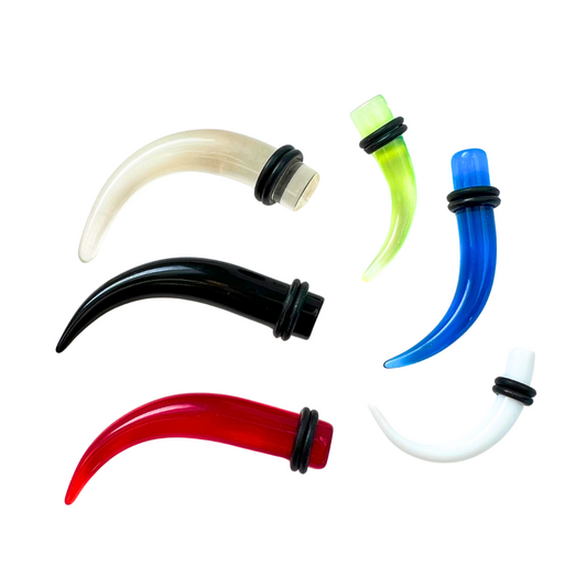 Stretchers Pairs - Acrylic Horn Shape