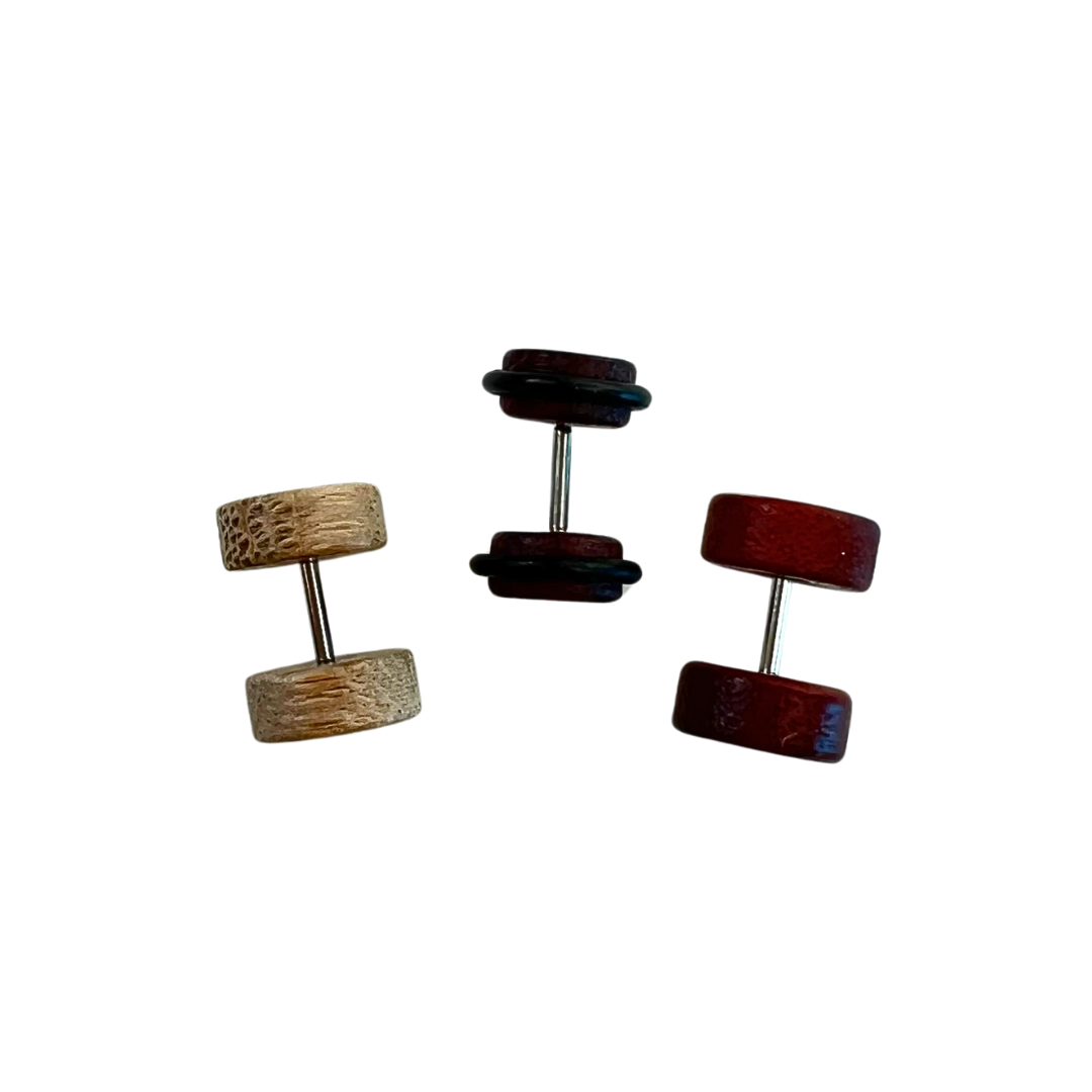 Faux Plugs - Wood Round