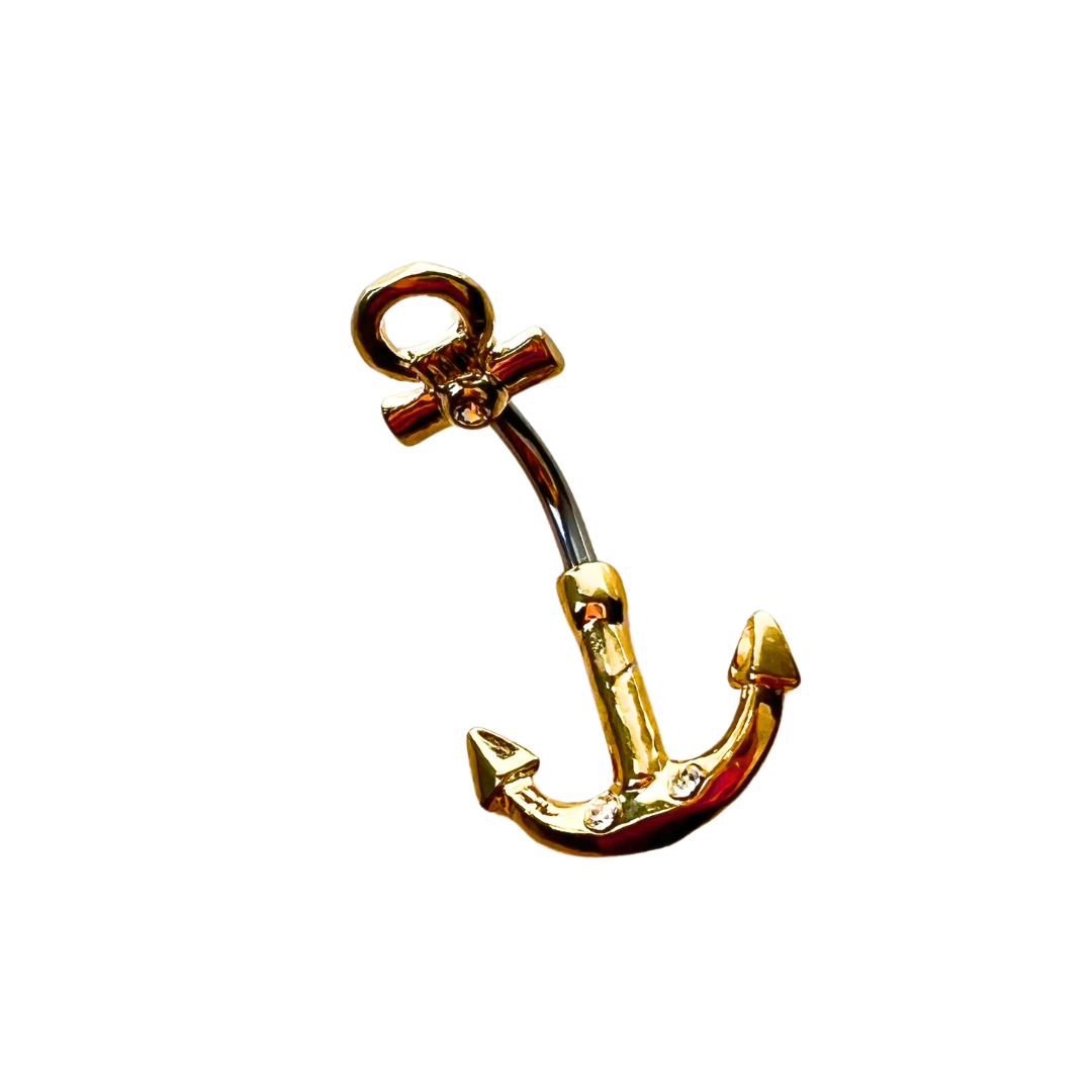 Belly Ring - H Anchor Barbell