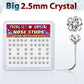 Nose Studs - 52 Piece With 2.5mm Gem