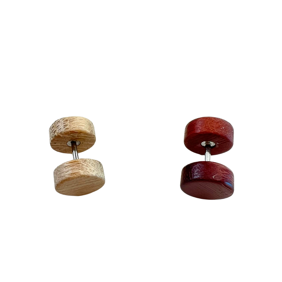 Faux Plugs - Wood Round