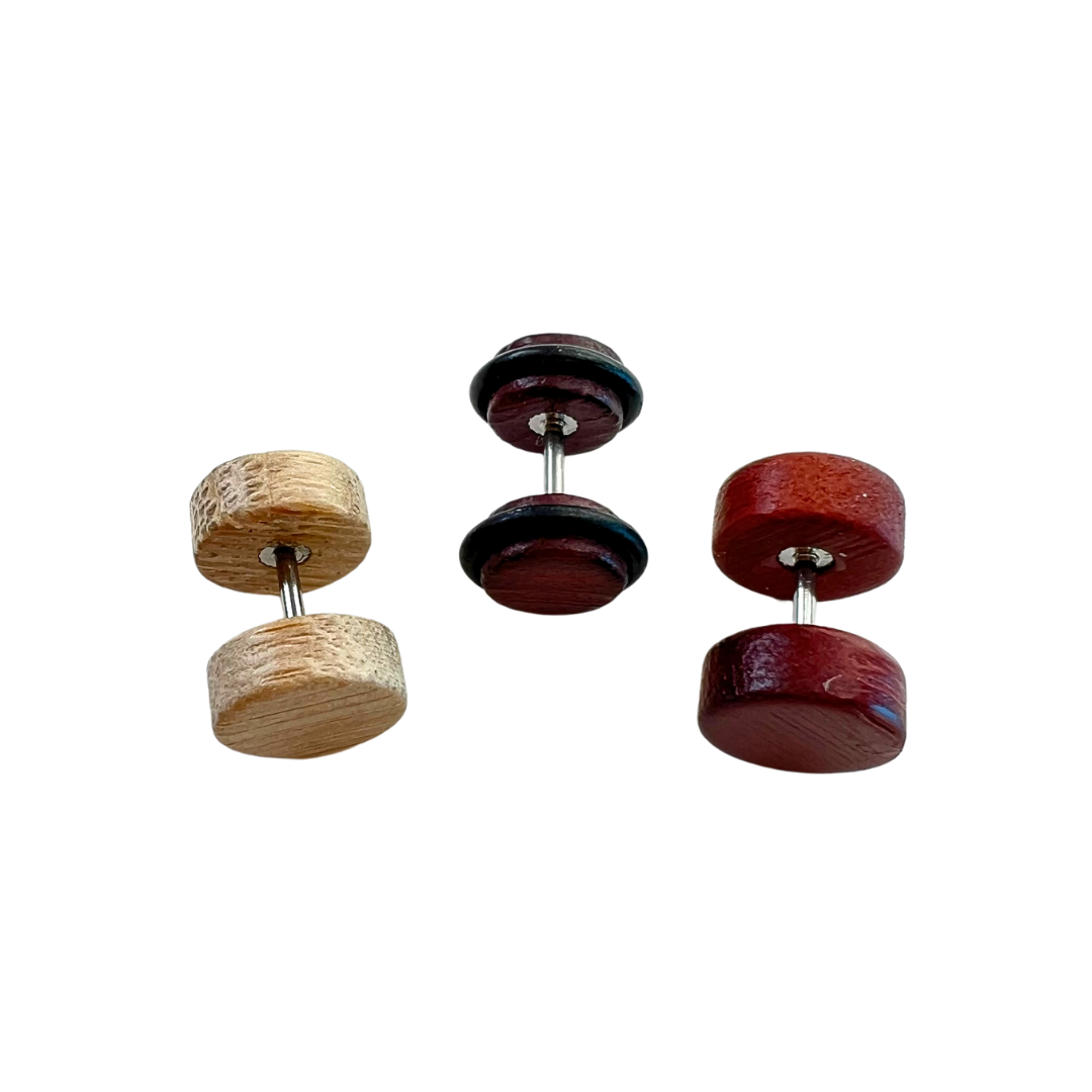 Faux Plugs - Wood Round