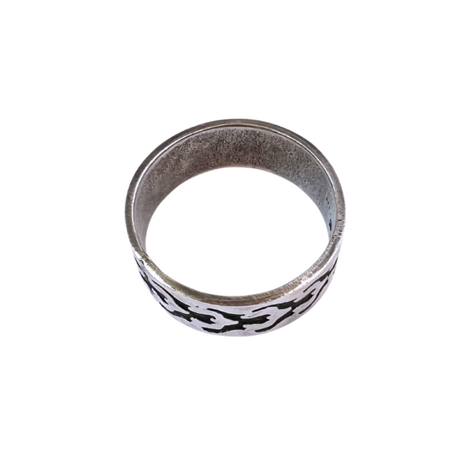 Rings - Bull Horn Etched Band
