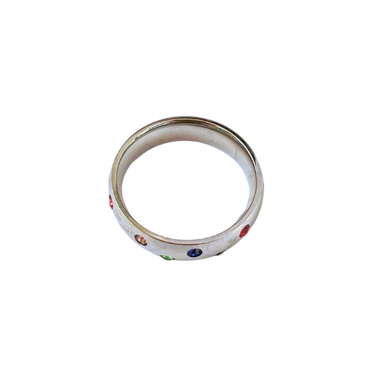 Rings - Eternity Rainbow Gem