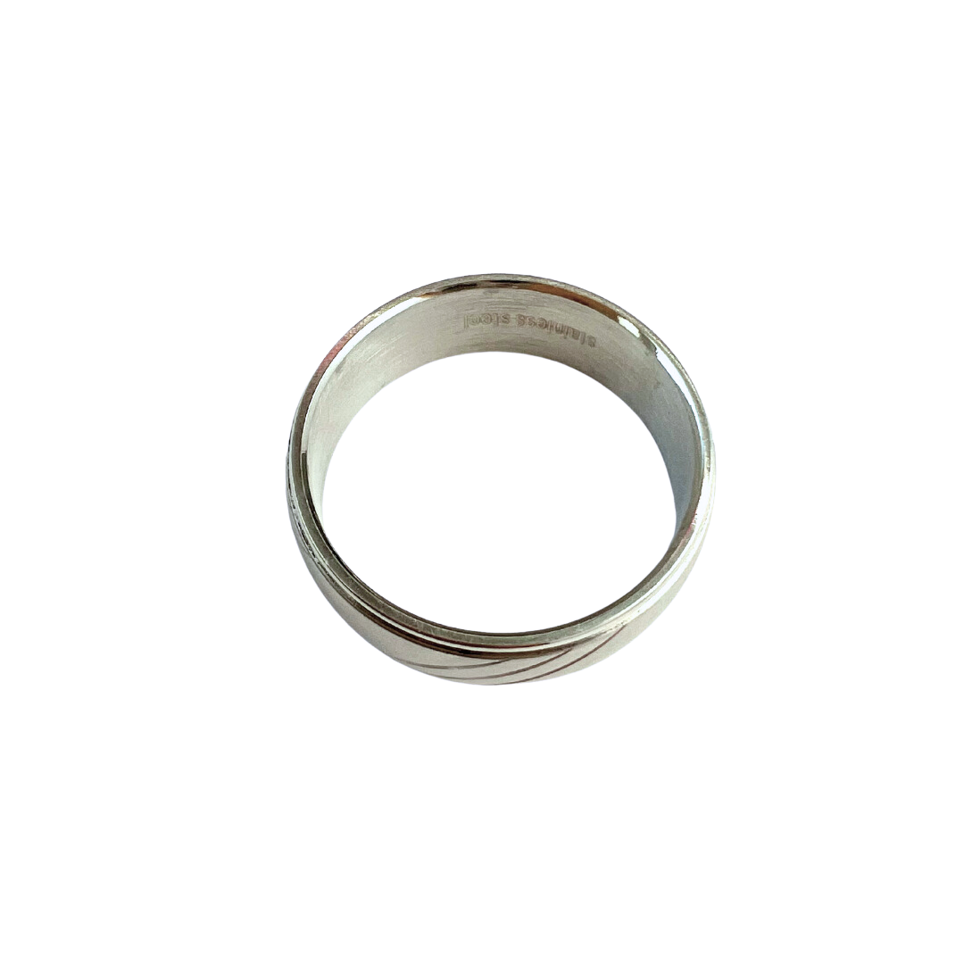 Rings - Three Diagonal Stripe