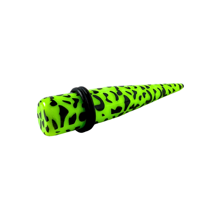 Stretchers - Green Leopard Print