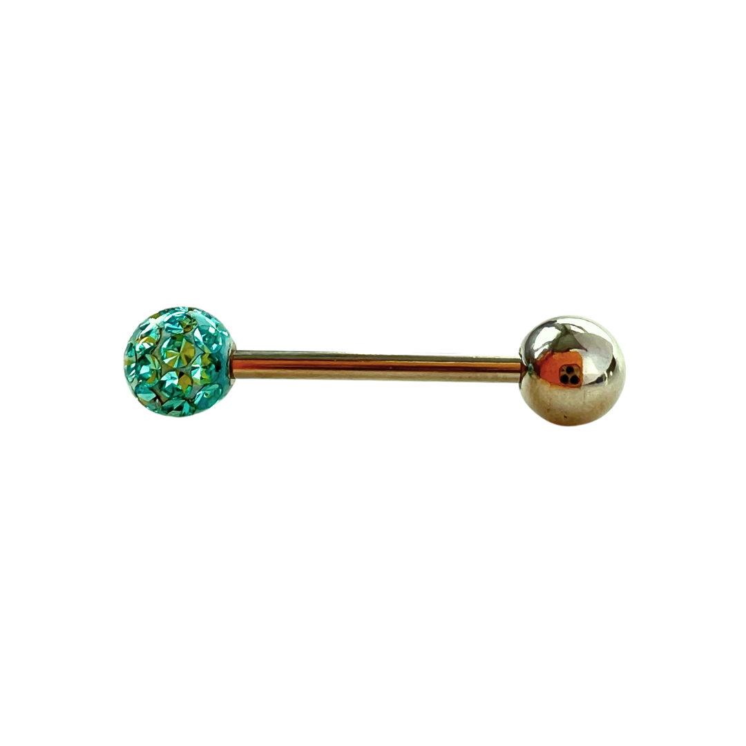 Chirurgisch Stalen Barbell 10 x 12 x 12 mm Chirurgisch Stalen Barbell 10 x 12 x 12 mm