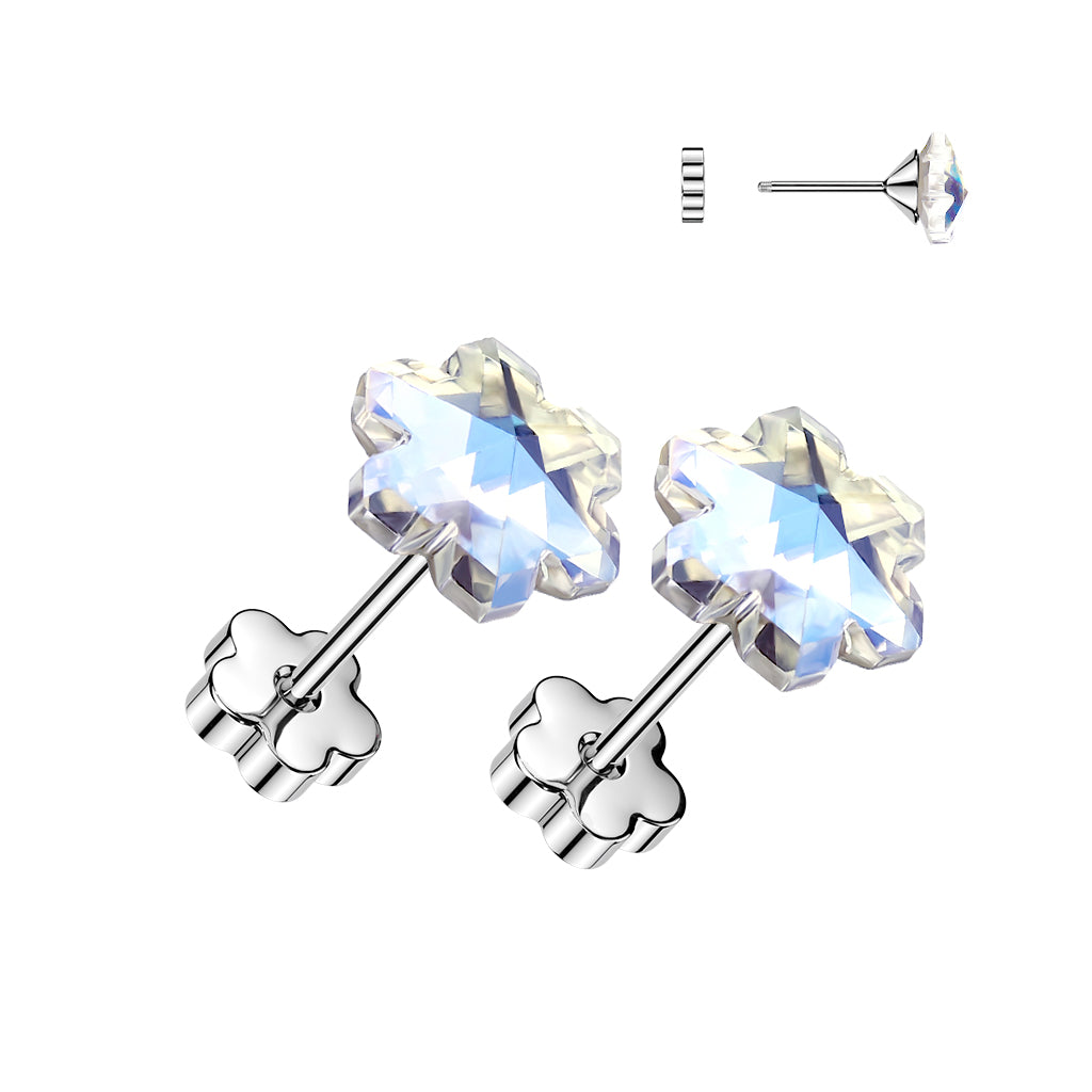 Earrings - AB Flower