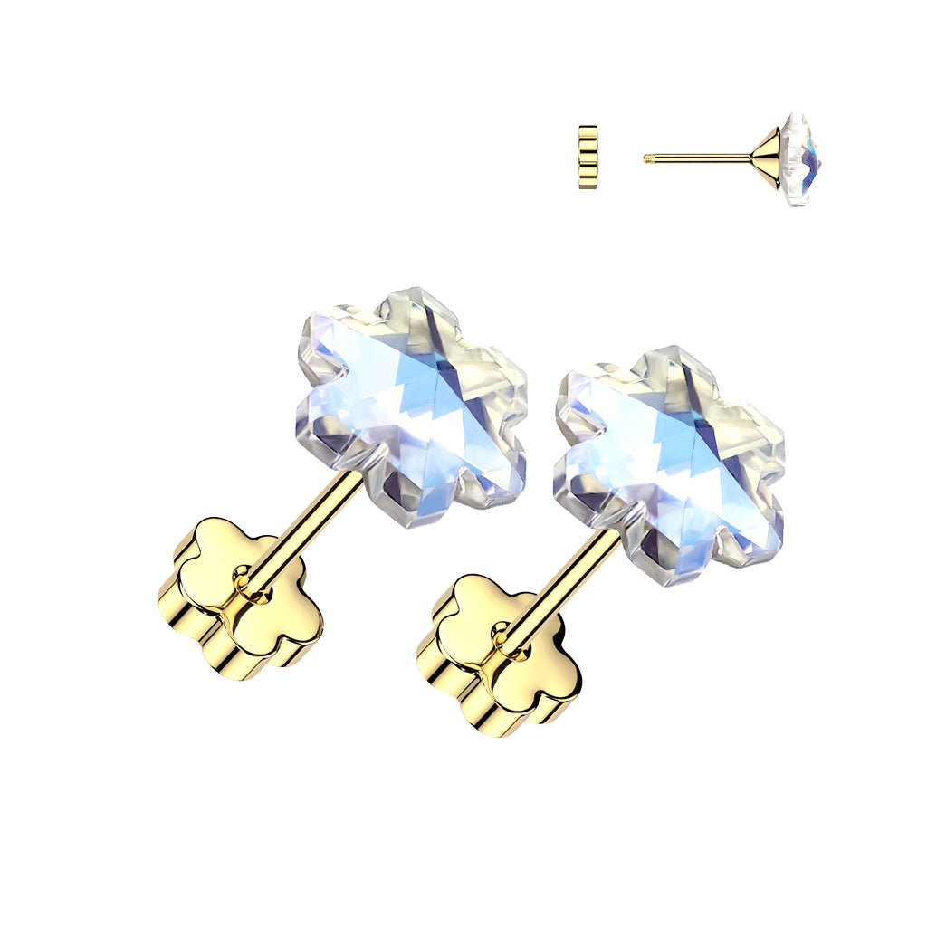 Earrings - AB Flower