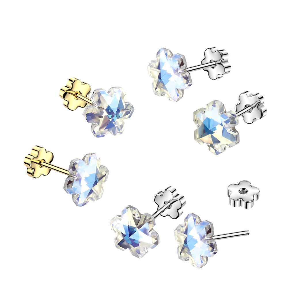 Earrings - AB Flower