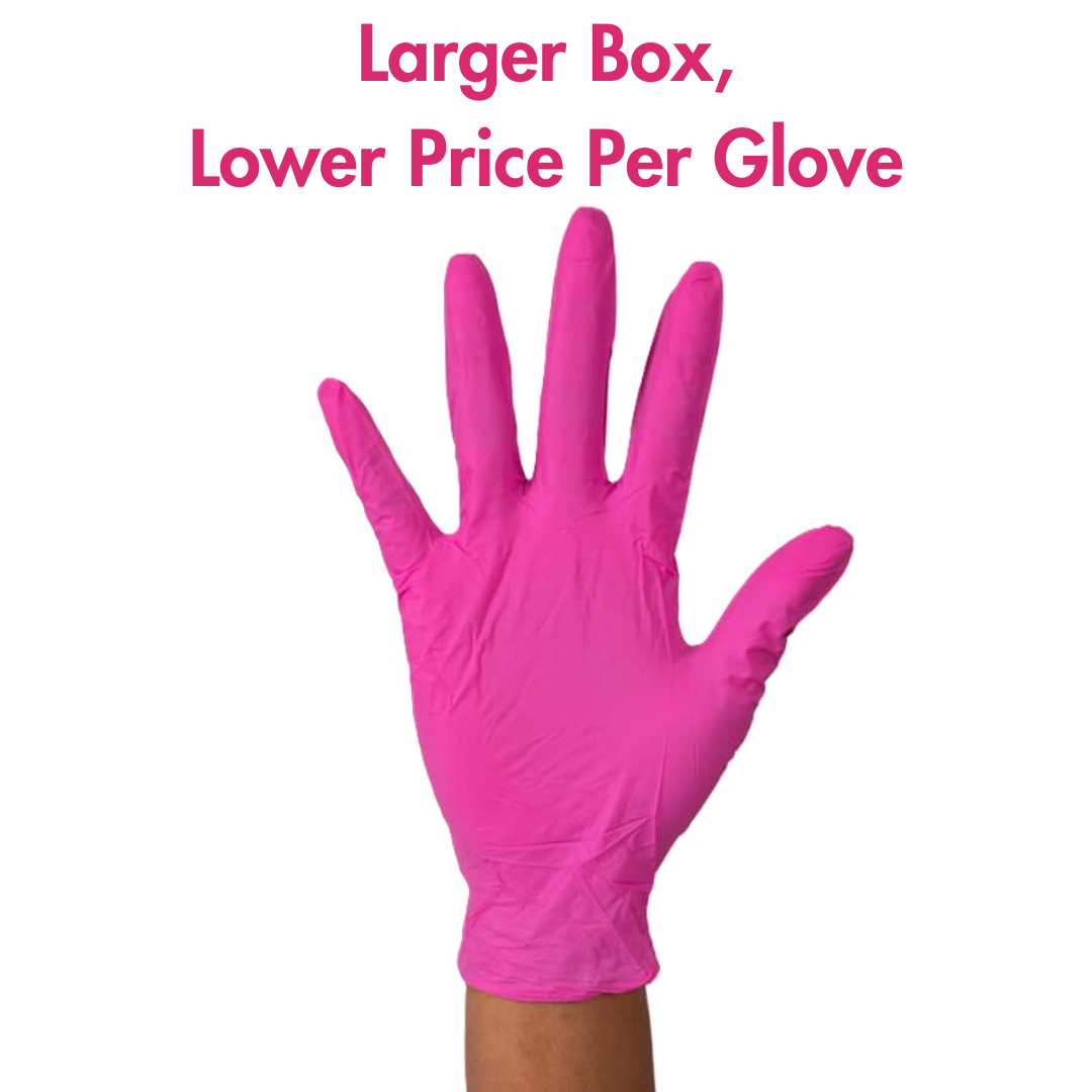 Tools - Blush Nitrile Gloves