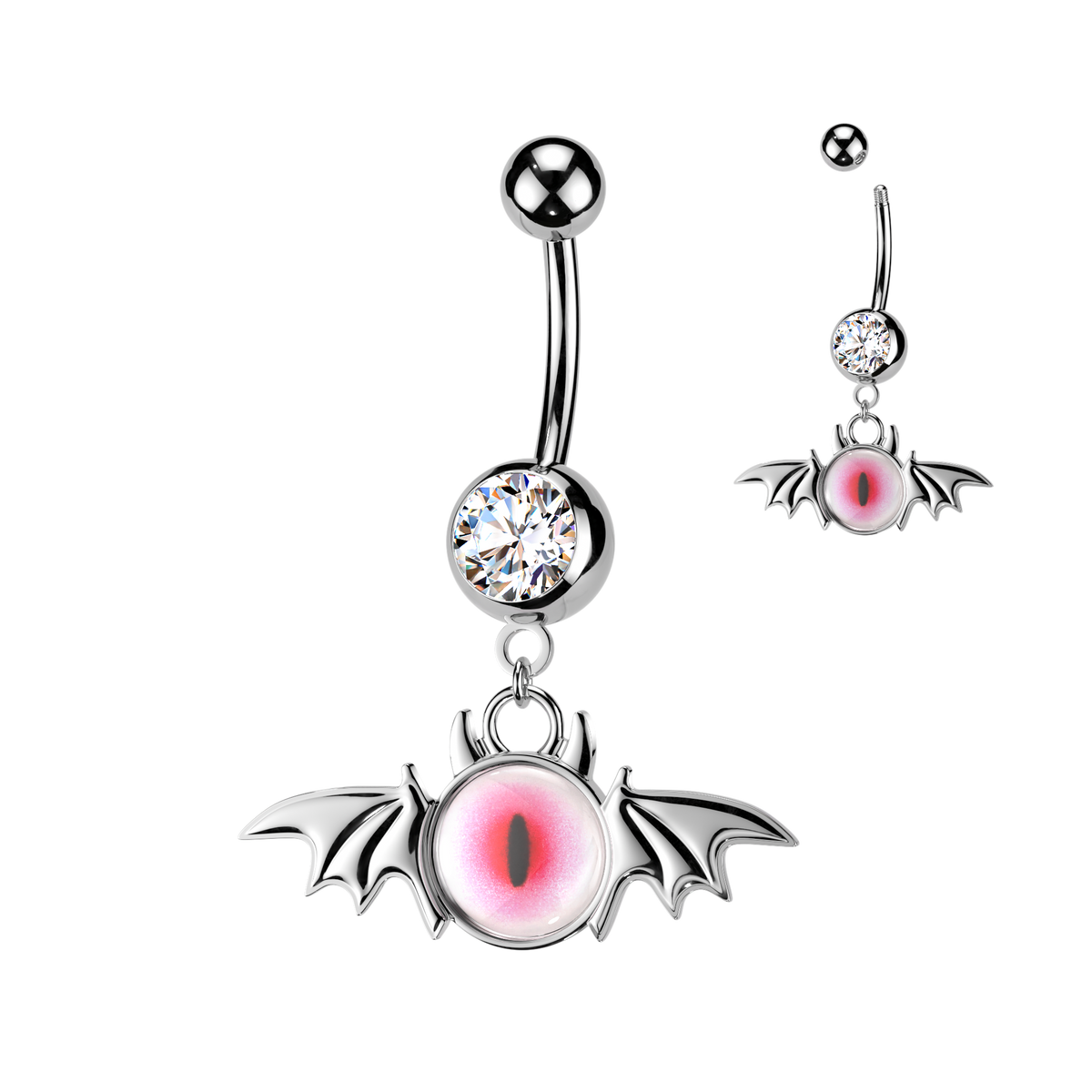 Belly Ring - Bat And Eye