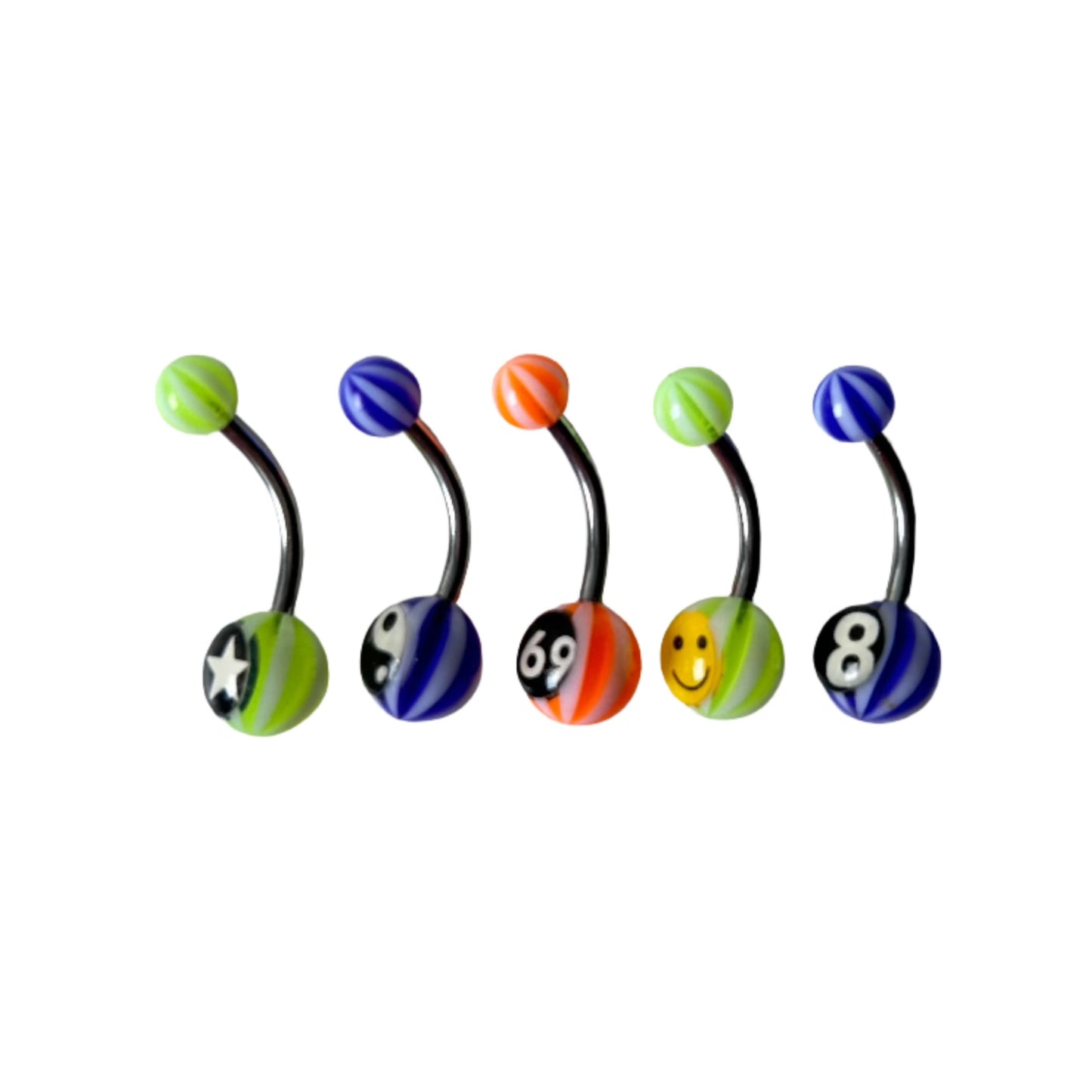 Belly Ring - Acrylic Beach Ball with Logo