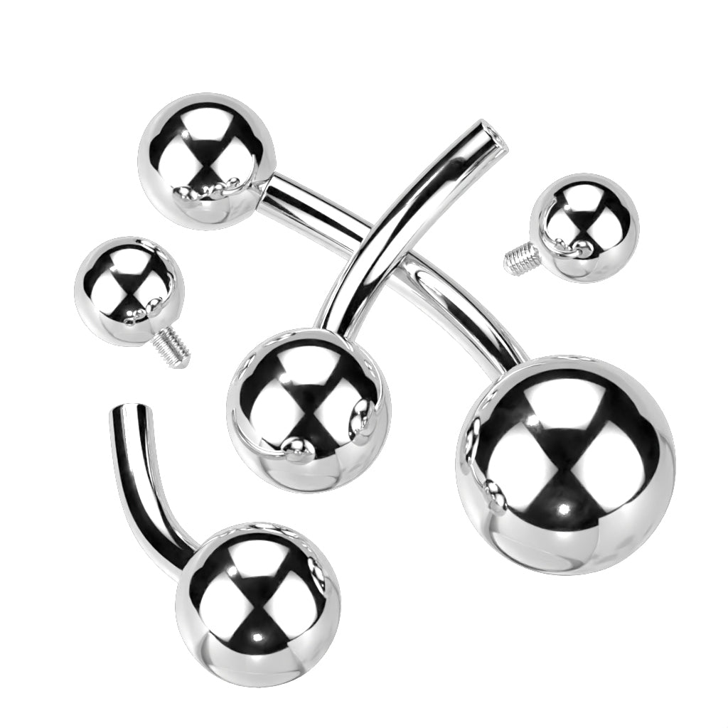 Belly Ring - TITANIUM - IT (No Gems)