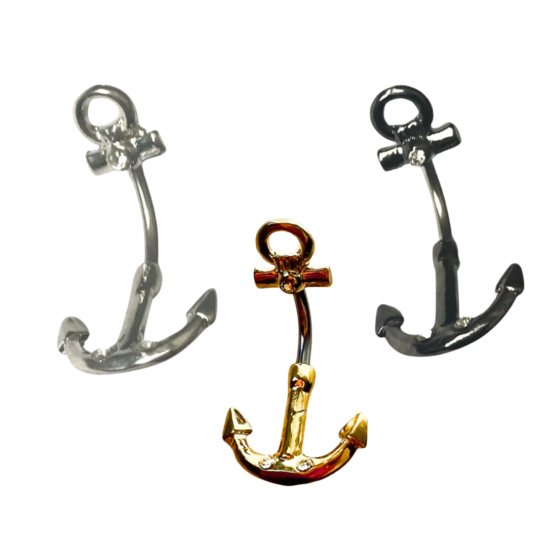 Belly Ring - H Anchor Barbell