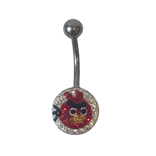 Belly Ring - Tiffany Steel Back Angry Birds