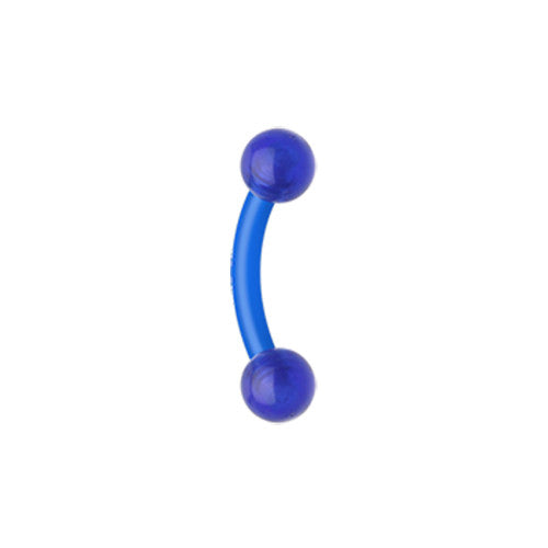 Curved Barbell - Bio With Acrylic Ball