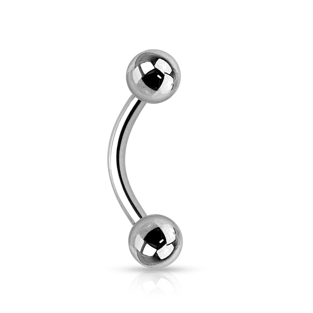 Curved Barbell - TITANIUM