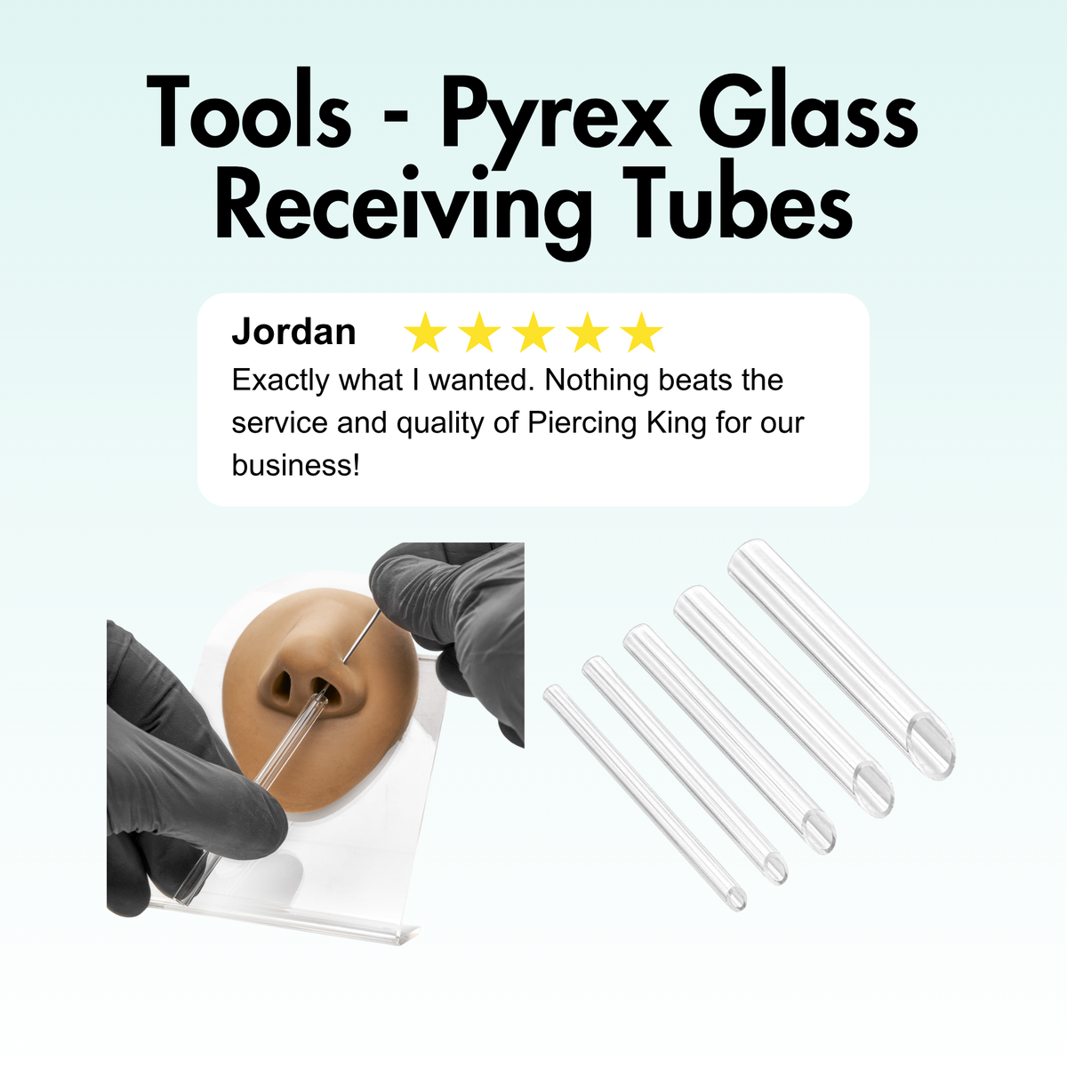 Tools - Pyrex Glass Receiving Tubes