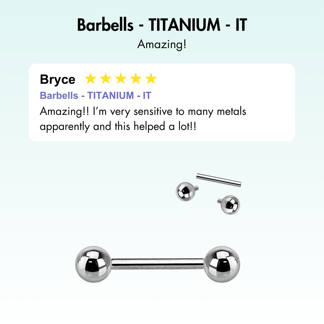 Barbells - TITANIUM - IT