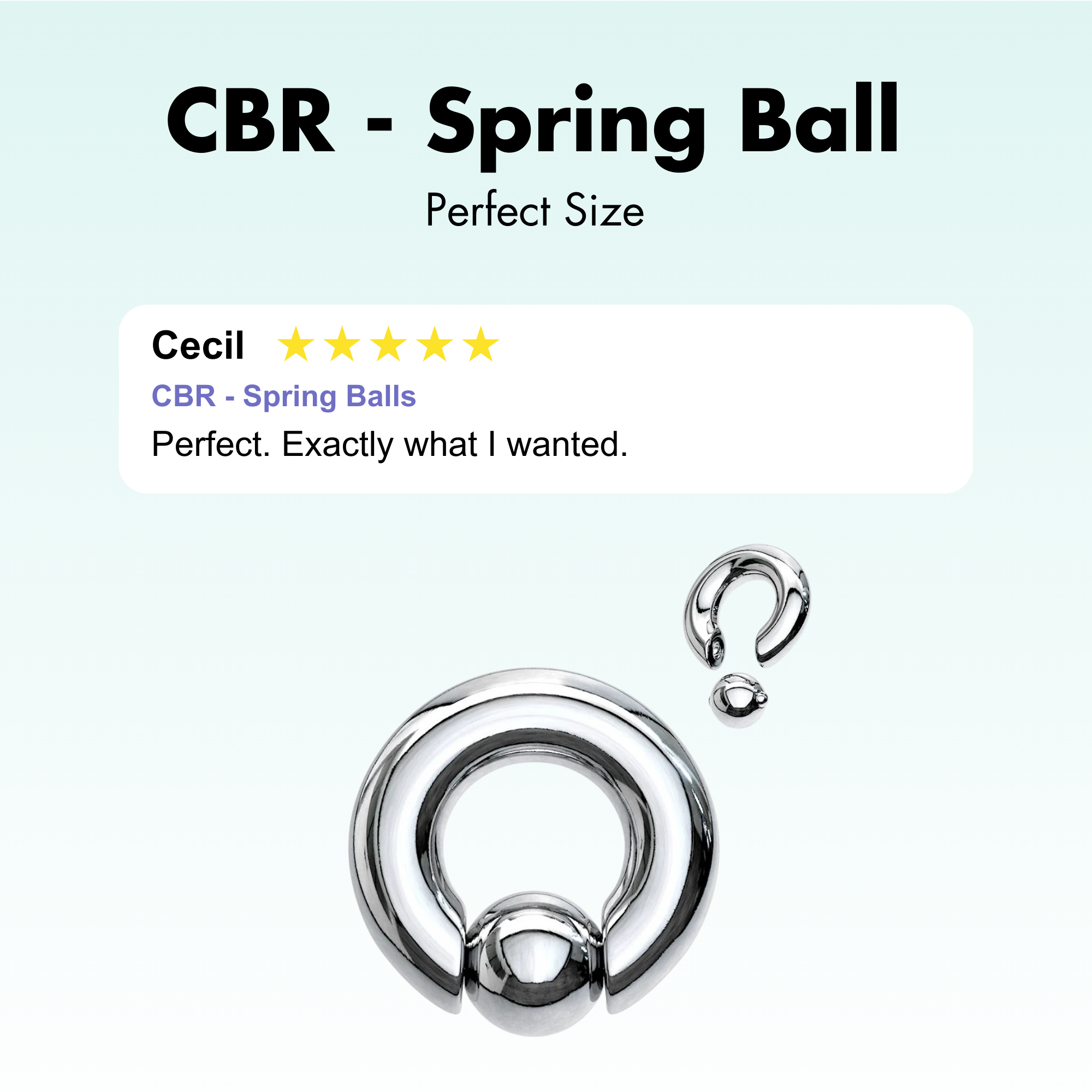 2pc 16g Surgical Steel Captive Bead Ring Earrings – Fixed Ball, Cartilage Hoops (Multiple Sizes)