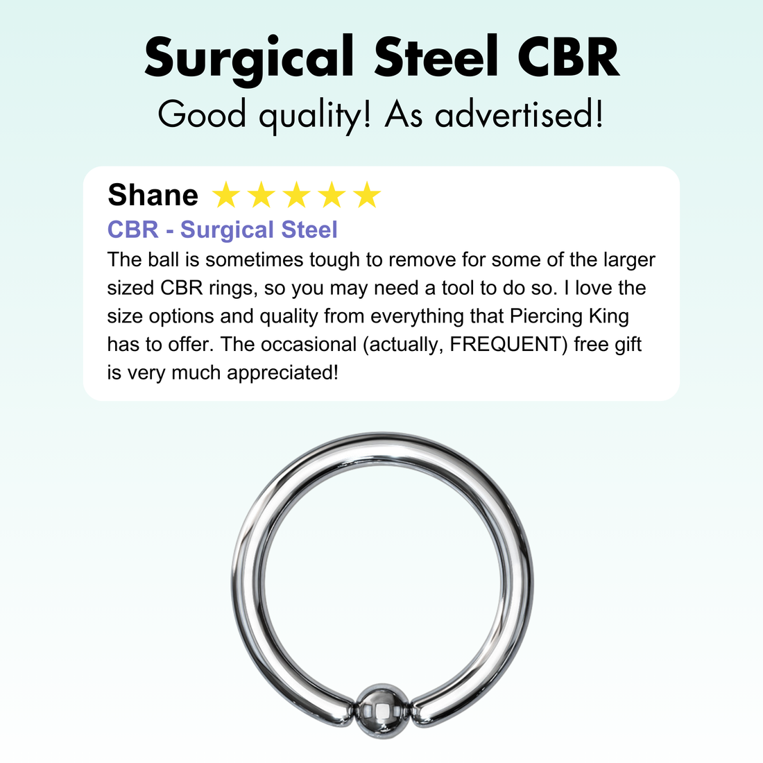 CBR - Surgical Steel