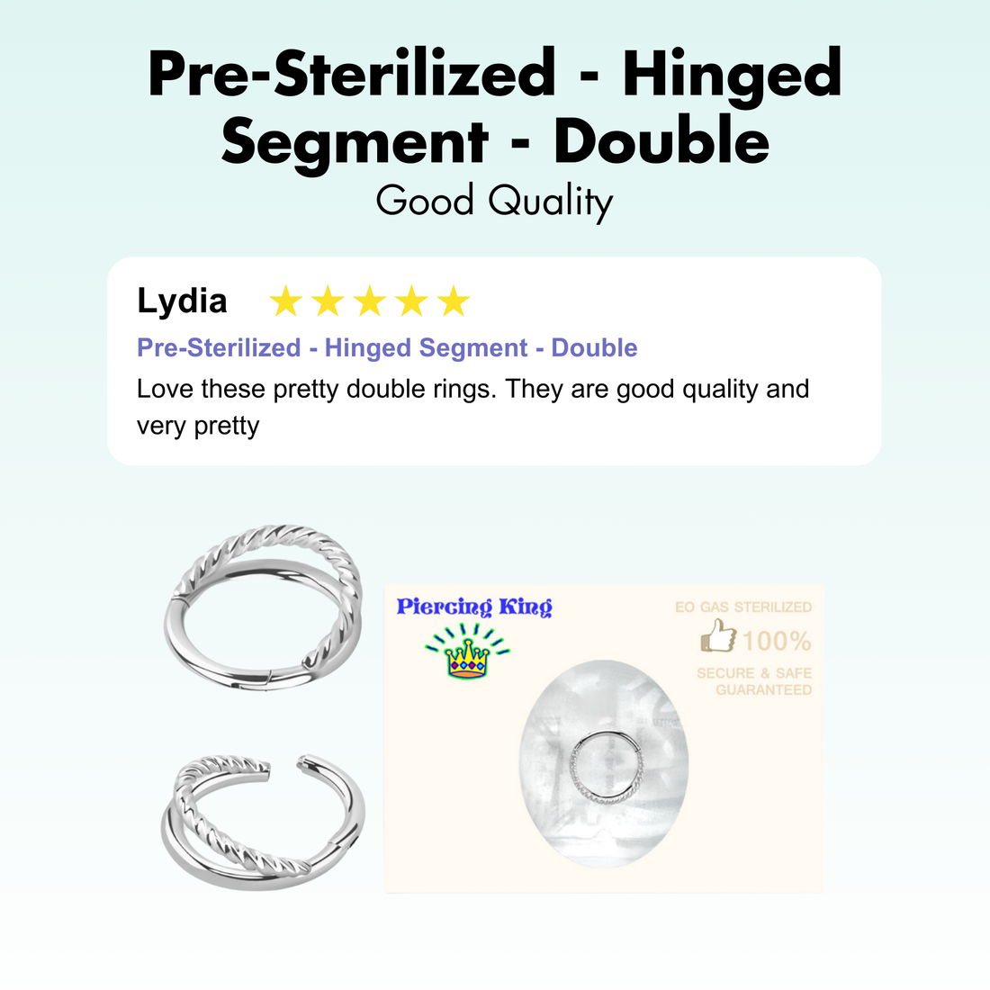 Pre-Sterilized - Hinged Segment - Double