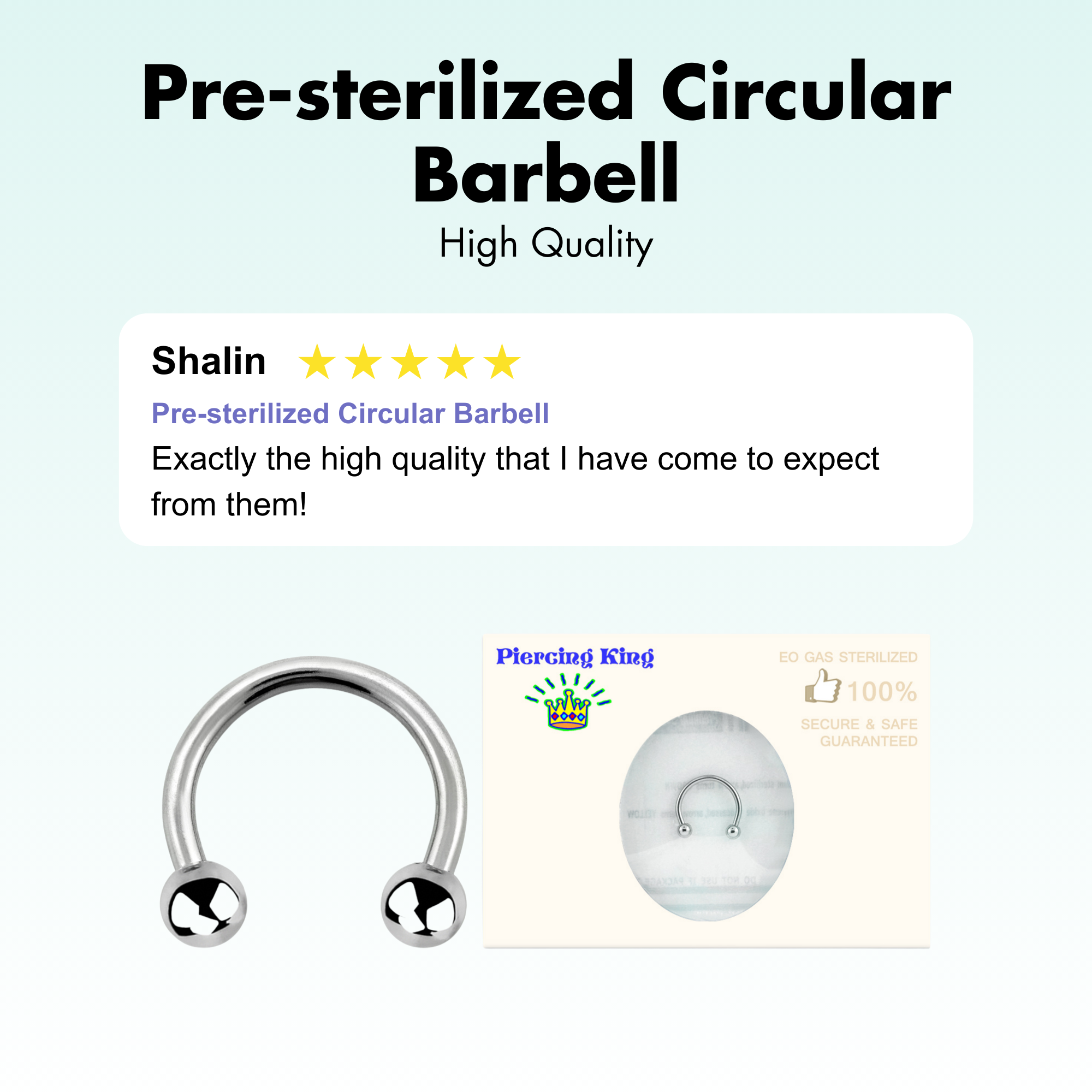 Pre-Sterilized - Circular Barbell