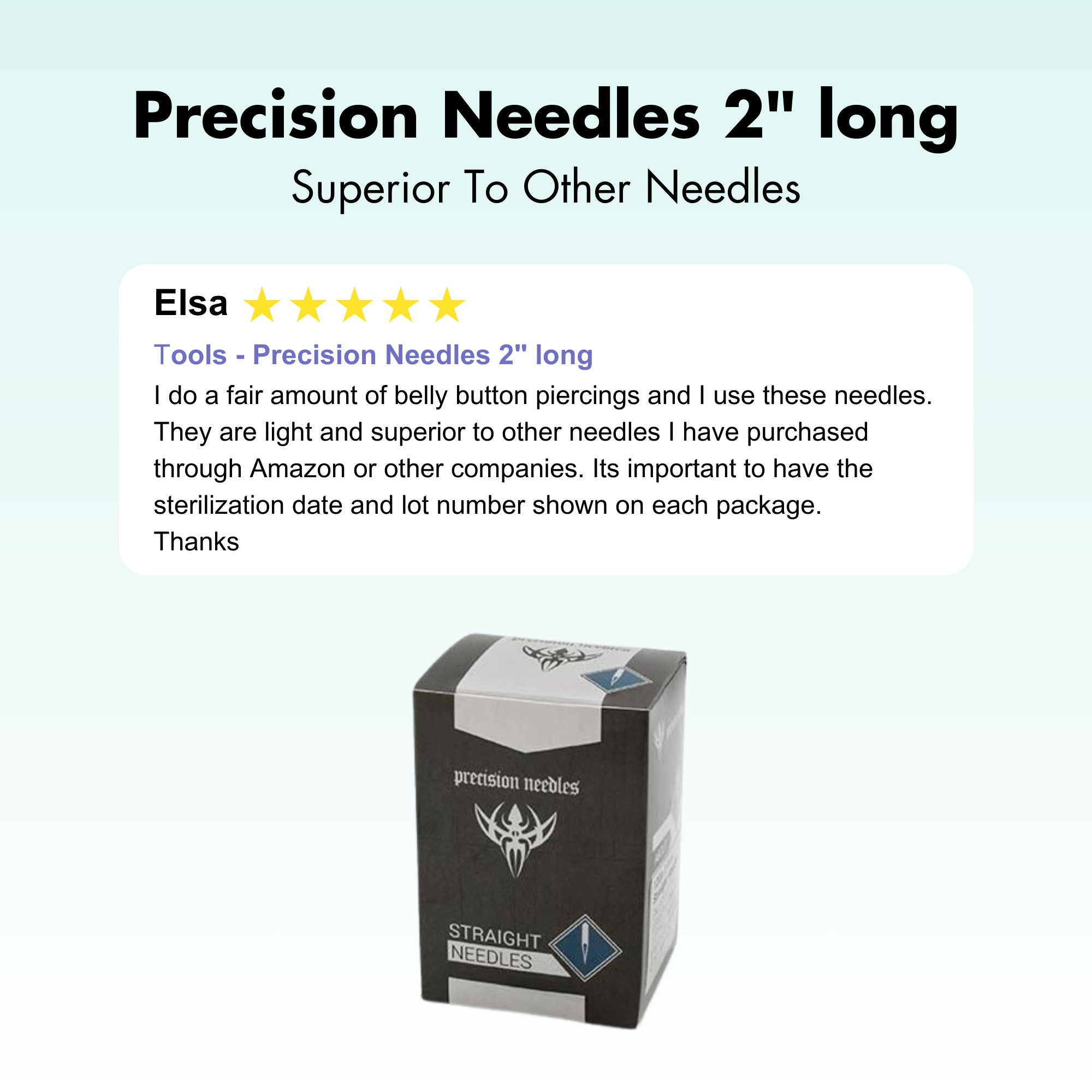 Tools - Precision Needles 2" long