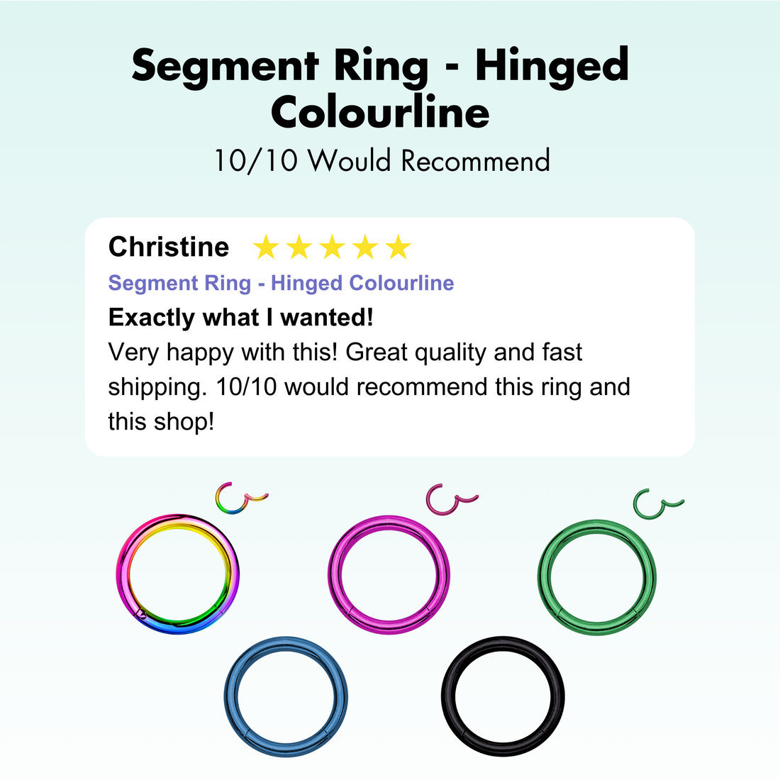 Segment Ring - Hinged Colourline