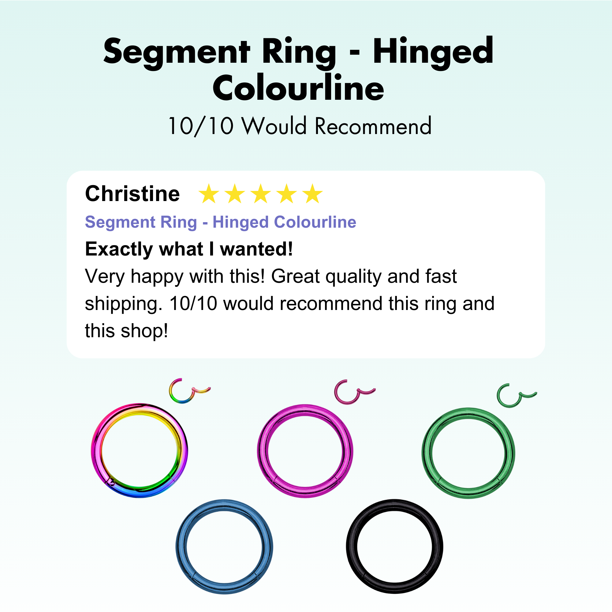 Segment Ring - Hinged Colourline