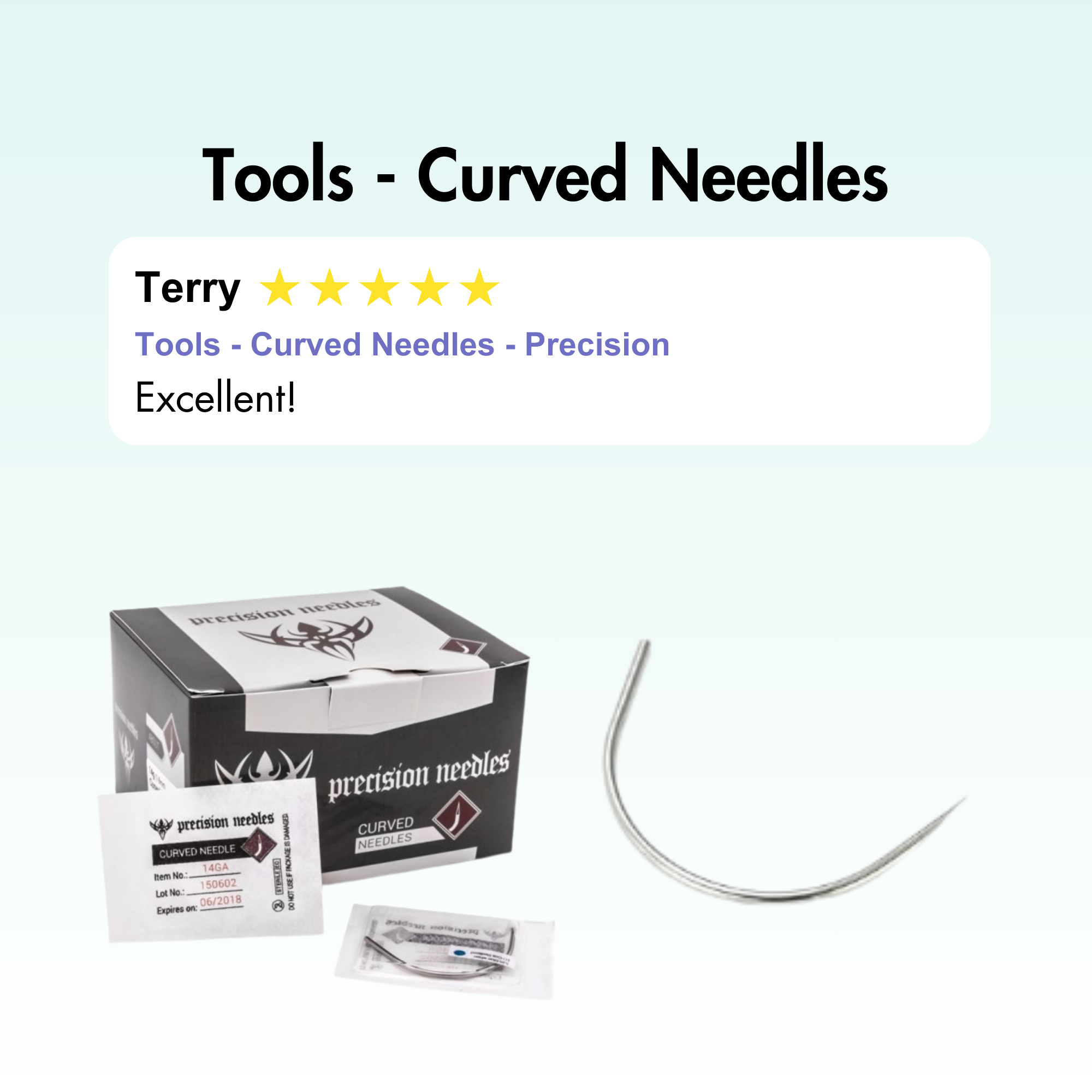Tools - Curved Needles - Precision