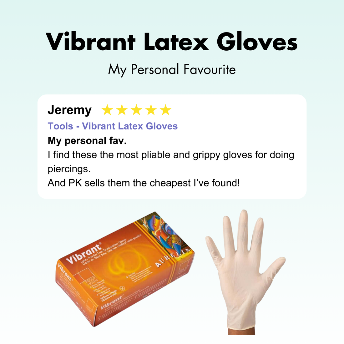 Tools - Vibrant Latex Gloves