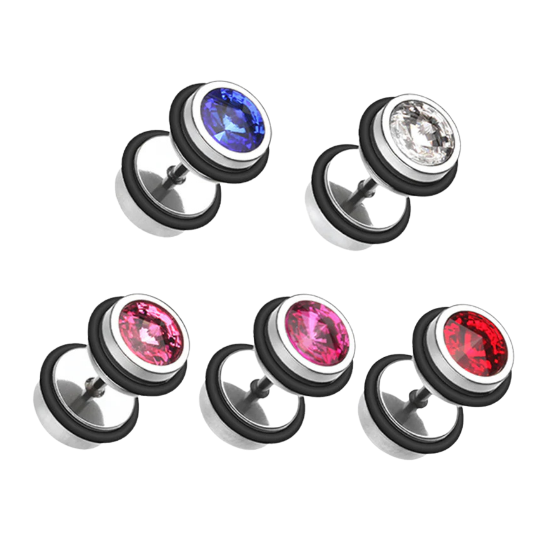 Faux Plugs - Jewelled