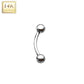 Curved Barbell - 14 Karat Gold