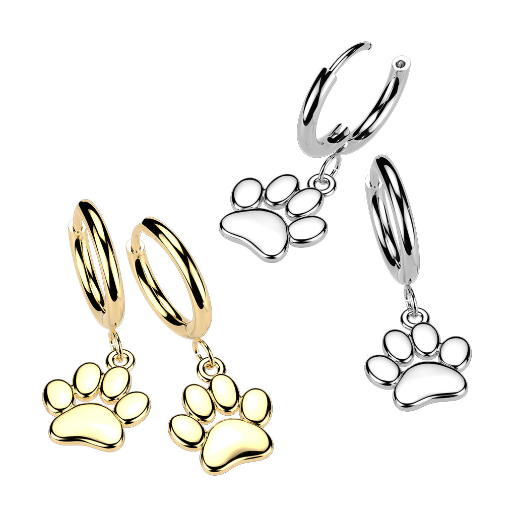 Earrings - Hoop Paw